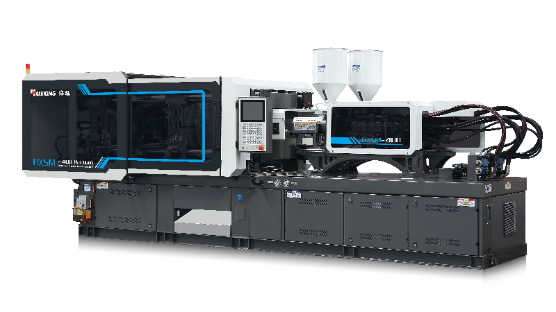 Clear two-color injection molding machine